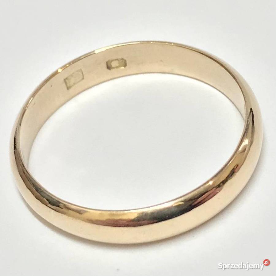 Złota OBRĄCZKA damska 585 14K KLASYCZNA forma