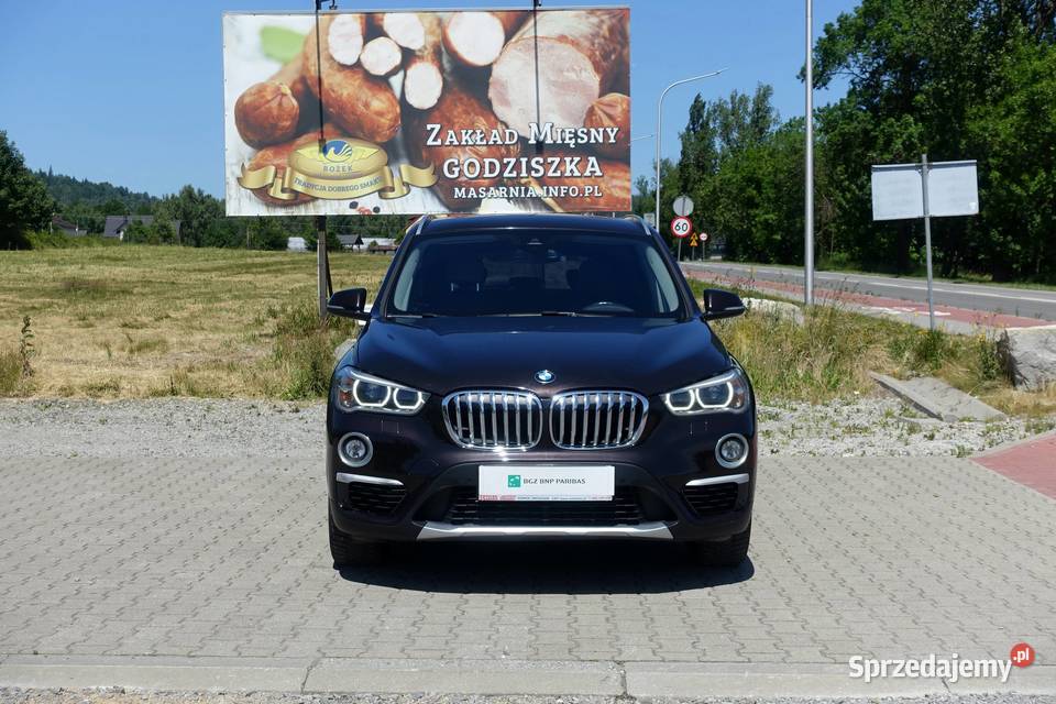 BMW X1 18d 150 4x4 xDrive Automat LED Skóra Navi brązowy Buczkowice sprzedam