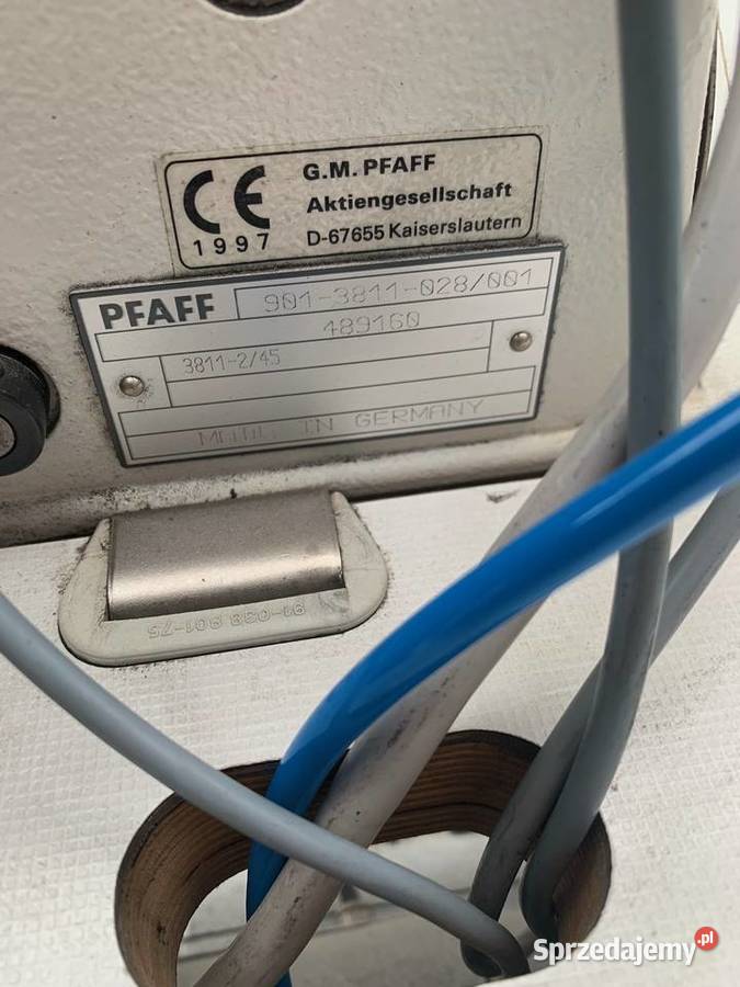 Pfaff 3811 zmarszczarka stroblowa stebnówka