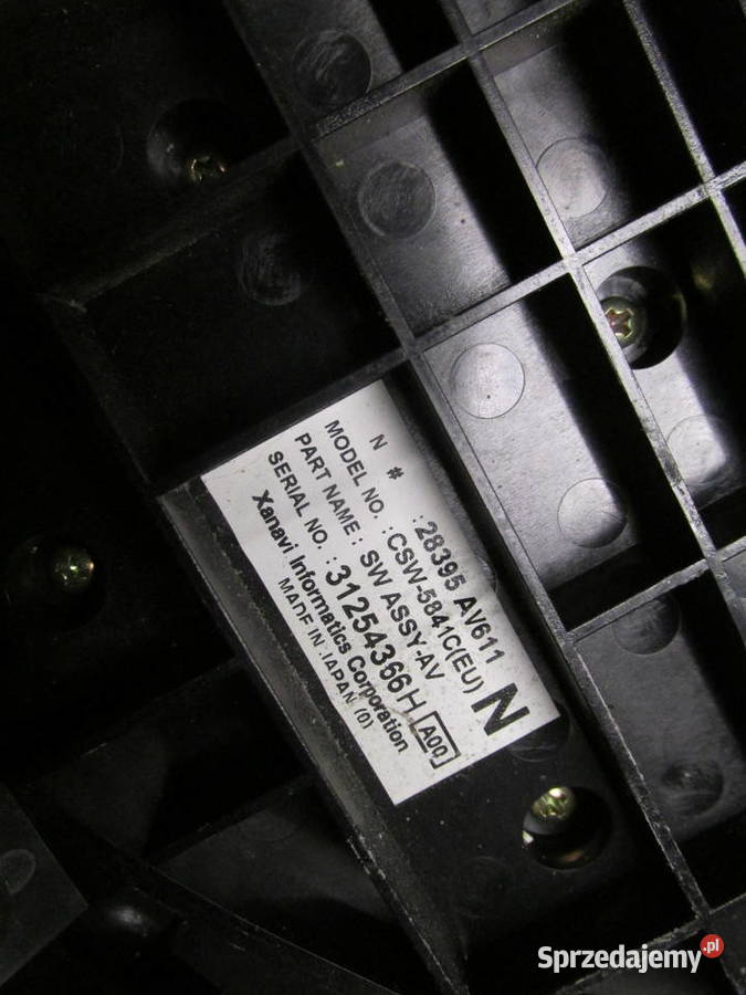 Kokpit wyświetlacz nawigacji Nissan Primera B12 Sandomierz sprzedam