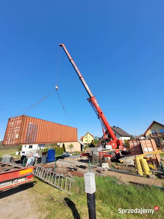 Kontener 40 HC Transport Dźwig w Kościerzyna