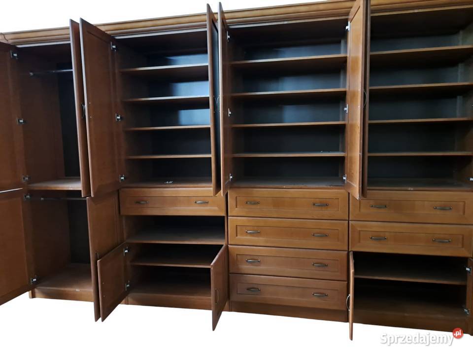 Meblościanka zabudowa regał biblioteczka dąb Meblościanki Radomsko