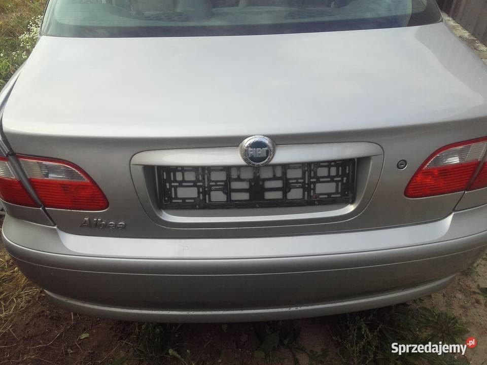 Fiat Albea Klapa tylna kolor 647 srebrny osobowe Łódź