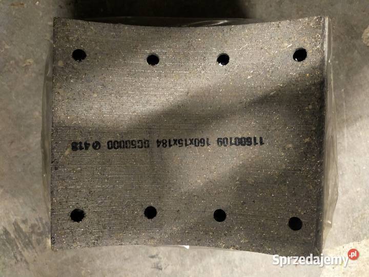 Okładzina hamulca przyczepa Brandys BSS 12 ton Brzozówka