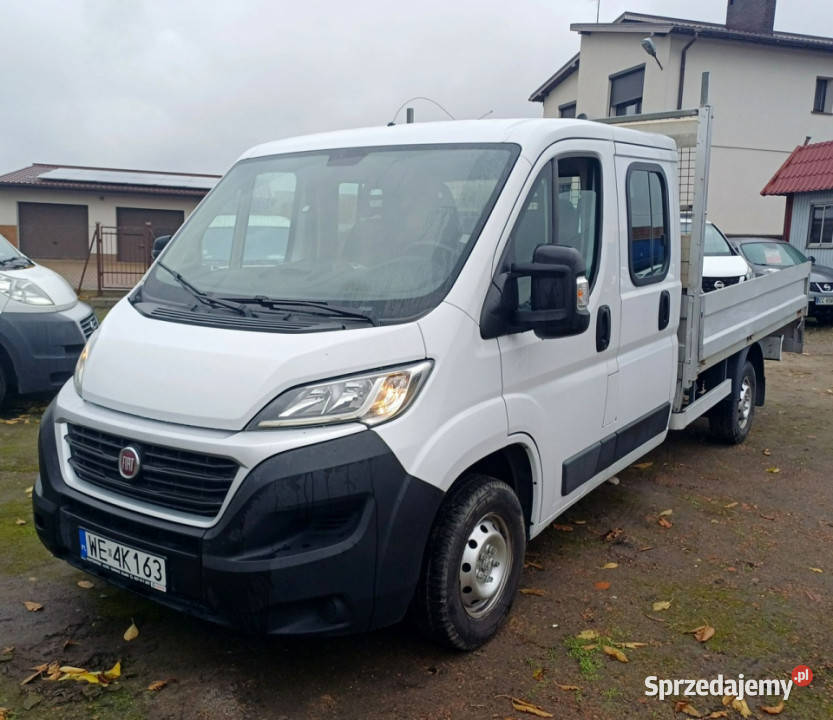 Fiat Ducato Brygadówka 7Osób skrzynia 340 x 210 wielofunkcyjna kierownica wielkopolskie Suchorzew sprzedam