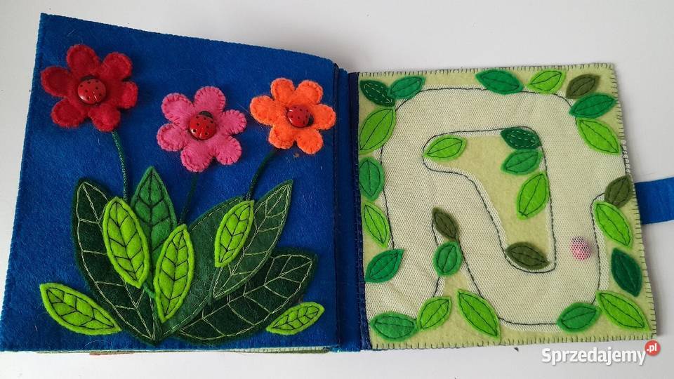 Książka sensoryczna quiet book handmade małopolskie Kraków
