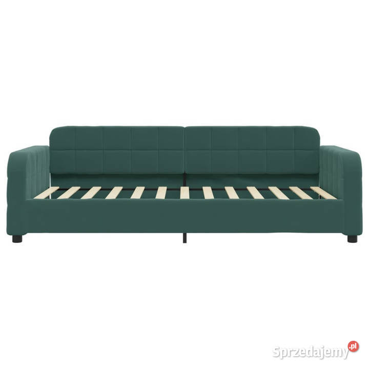 Sofa rozsuwana z szufladami ciemnozielona Warszawa