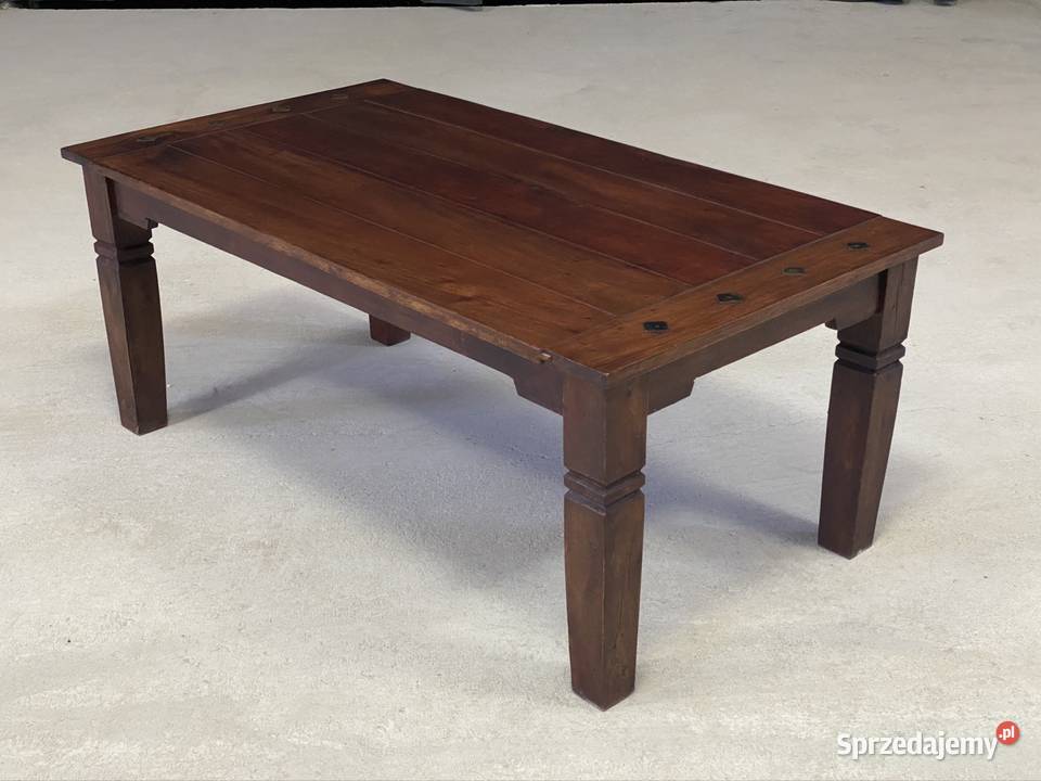 Ława drewniana w stylu kolonialnym Budno