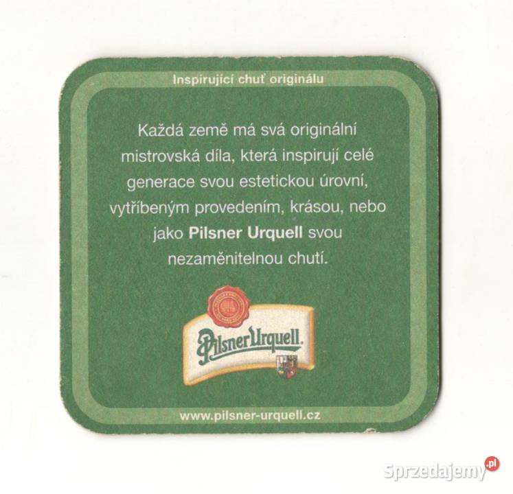 Pilsner Urquell podstawka do piwa 41 Birofilistyka Gliwice