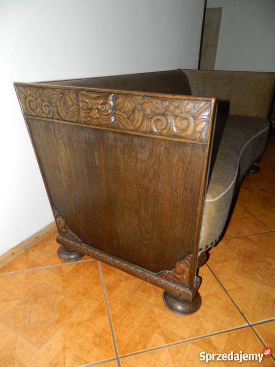 Sofa rzeźbiona na sprężynach Słupsk