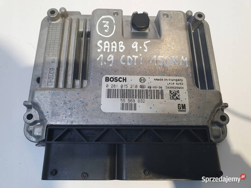 STEROWNIK SILNIKA Saab 95 95 19 TiD komputer ECU Motoryzacja