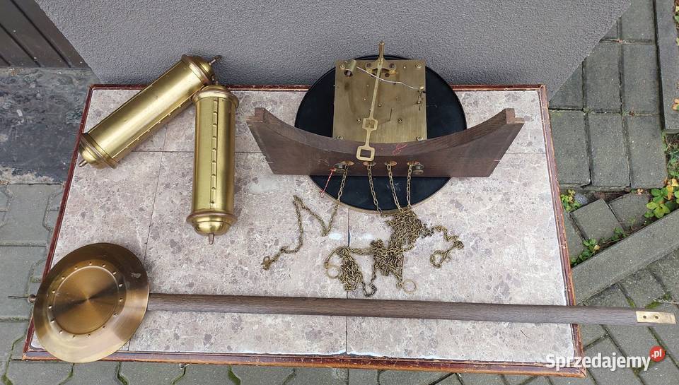 132 Stary zegar podłogowy chłop stojący sprawny Antyki sprzedam