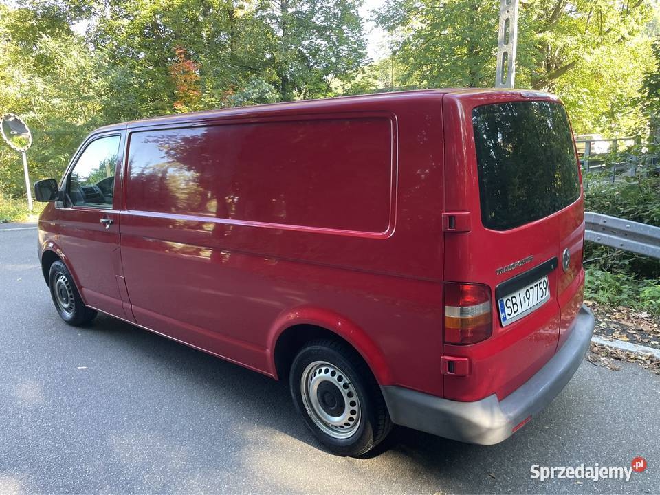 Volkswagen Transporter T5 19 TDI 105 Klima Long nieuszkodzony Bielsko-Biała