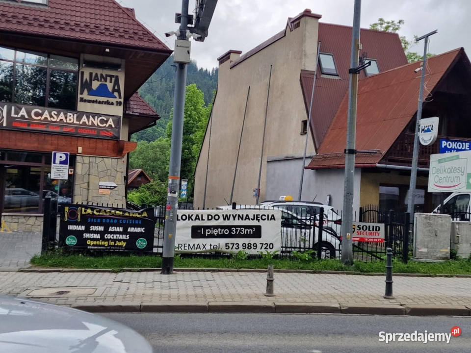ZAKOPANE LOKAL USŁUGOWY 307 m POD MARKET małopolskie
