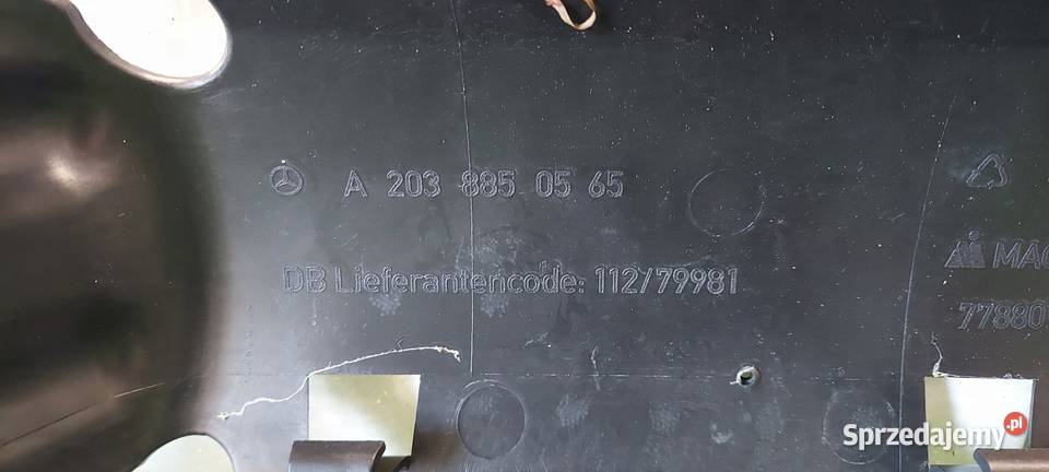 STELAŻ WZMOCNIENIE ZDERZAKA PRZÓD MERCEDES W203 wielkopolskie Międzychód