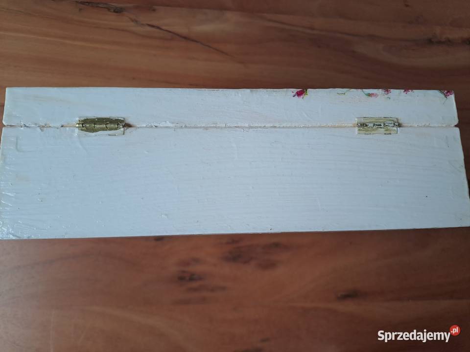 Ręcznie malowane drewniane pudełko na biżuterię Pozostałe Warszawa