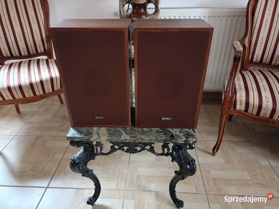 Zabytkowe Kolumny SANYO Japan Vintage Drawski Młyn