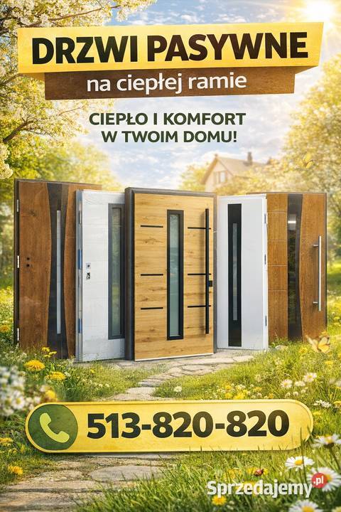Drzwi zewnętrzne nowe Rozmiary Modele wielkopolskie Stęszew