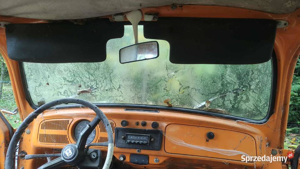VW Garbus 1969 1600 3 12V zarejestrowany DO uszkodzony lubelskie Krasnystaw