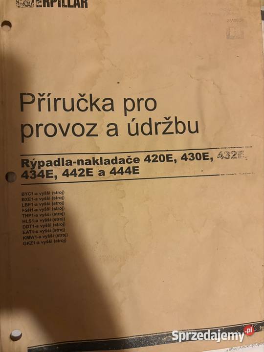 Instrukcja obsługi CATERPILLAR cat 420E 430E Chełmiec