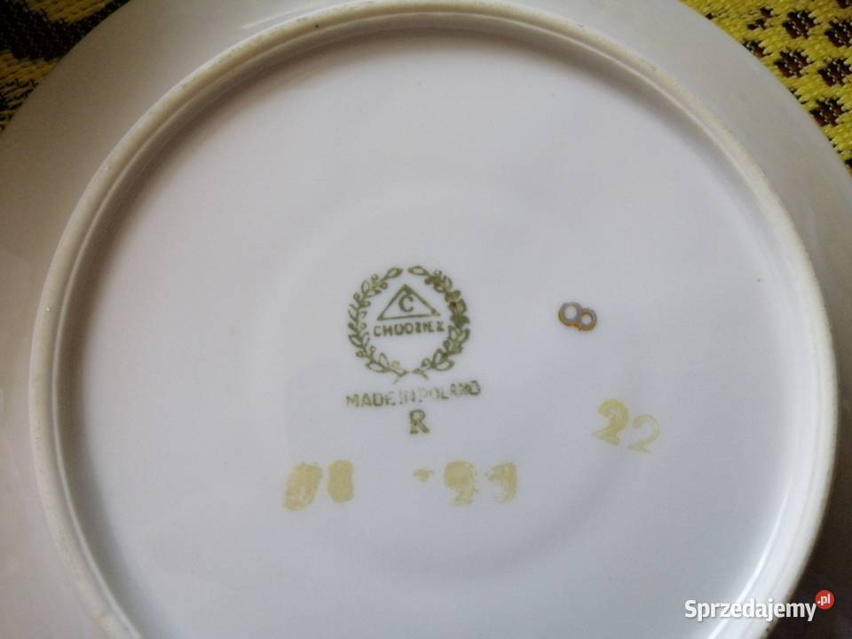 Porcelanowy serwis kawowy z PRL Gdynia