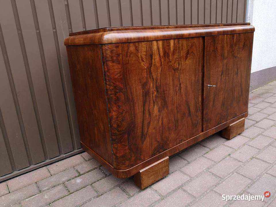 Komoda ARTDECO Orzech Zgrabna Stara Antyk Swarzędz
