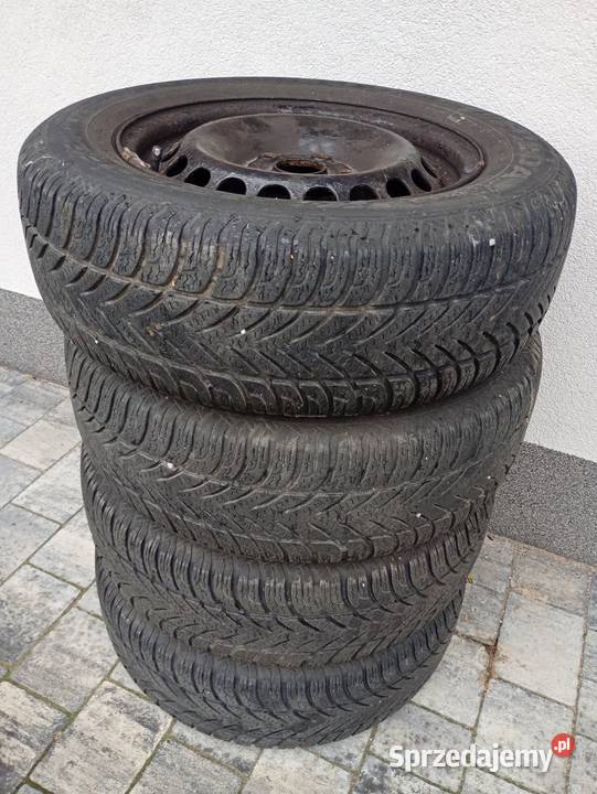 Koła stalowe 15 5 x 112 opony zimowe Motoryzacja Niemce sprzedam