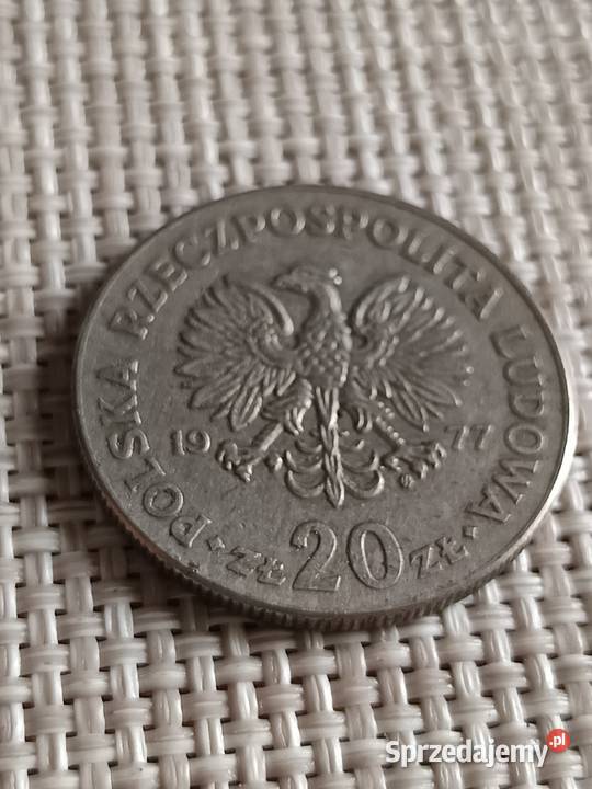 Marceli Nowotko 20 zl 1977 r Chełm