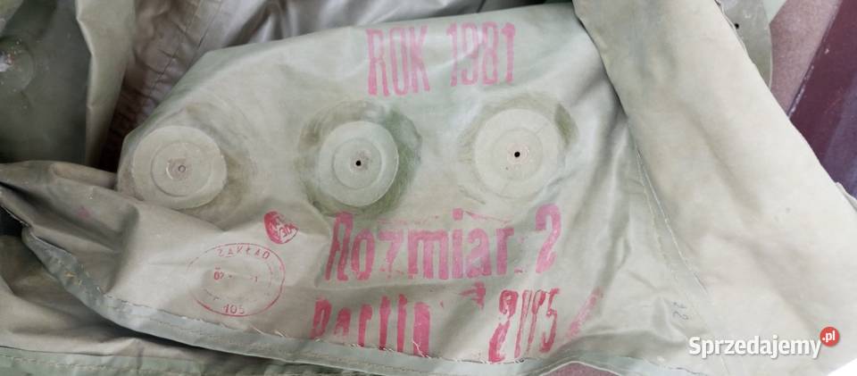 Kombinezon wojskowy przeciwchemiczny OP1 rozmiar mazowieckie