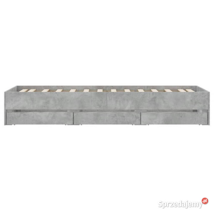 Rama łóżka z szufladami szarość betonu 100x200 Warszawa sprzedam