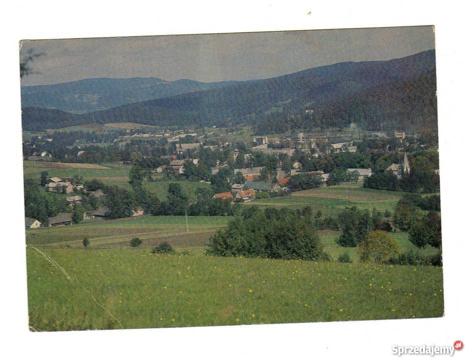 STRONIE ŚLĄSKIE WIDOK OGÓLNY POCZTÓWKA Krynki