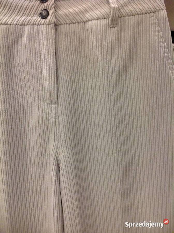 Spodnie Szerokie Damskie BENETTON S Sztruksowe Rozmiar 36(S) lubuskie Nowa Sól