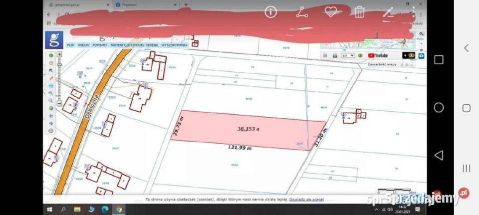 Działka 38ar budowlana śląskie Racibórz