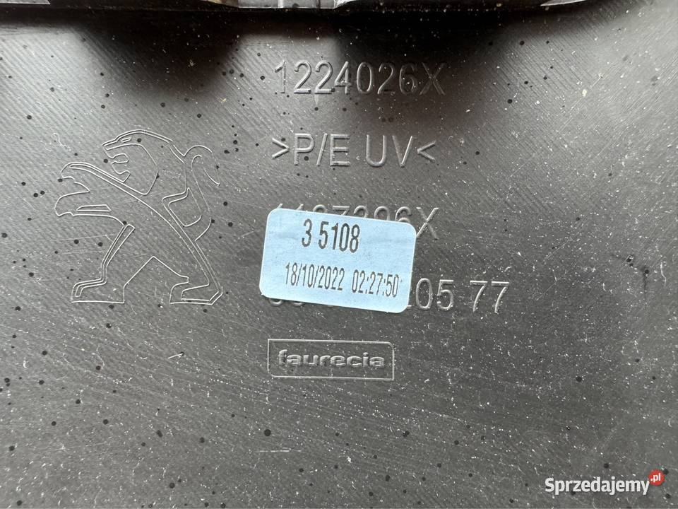 Spoiler dół zderzaka przód peugeot 2008 I 1 wielkopolskie Międzychód sprzedam