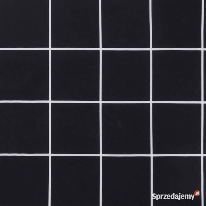 Poduszki na krzesła 6 czarne w kratę 40x40x7 Warszawa