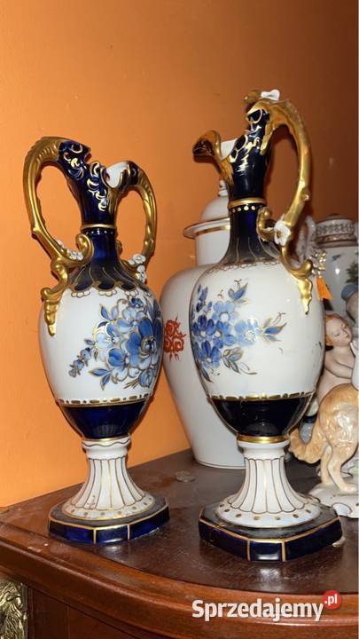 Amfora Royal Dux Czechoslovacia Ręcznie malowana