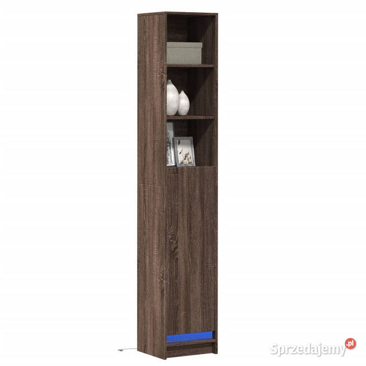 Szafka z LED brązowy dąb 36x325x200 WM852130