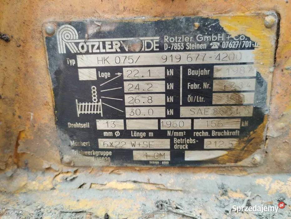 Dźwig hydrauliczny do ładowarki teleskopowej Pozostałe Pozostałe Tarnów