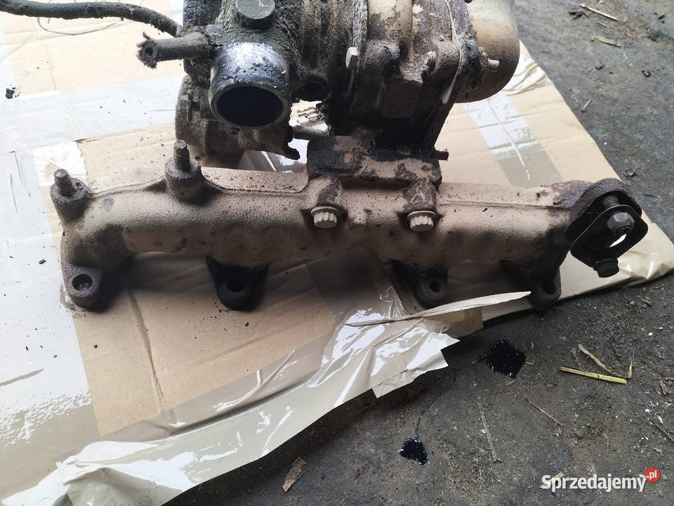 KOLEKOR WYDECHOWY TURBO TURBINA ŁĄCZNIK TŁUMIK Silniki i osprzęt Kamień-Kolonia