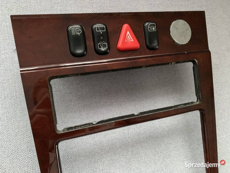 Ramki radia COMAND 2 DIN lewarka Mercedes W210 osobowe Deski rozdzielcze, konsole sprzedam