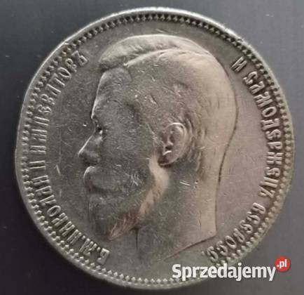 1 Rubel 1899 r Rosja Mikołaj II Romanow FZ Konin