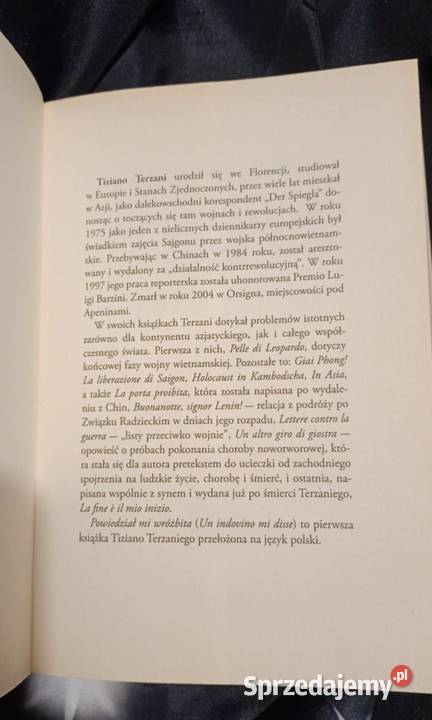 Powiedział mi wróżbita Tiziano Terzani wielkopolskie