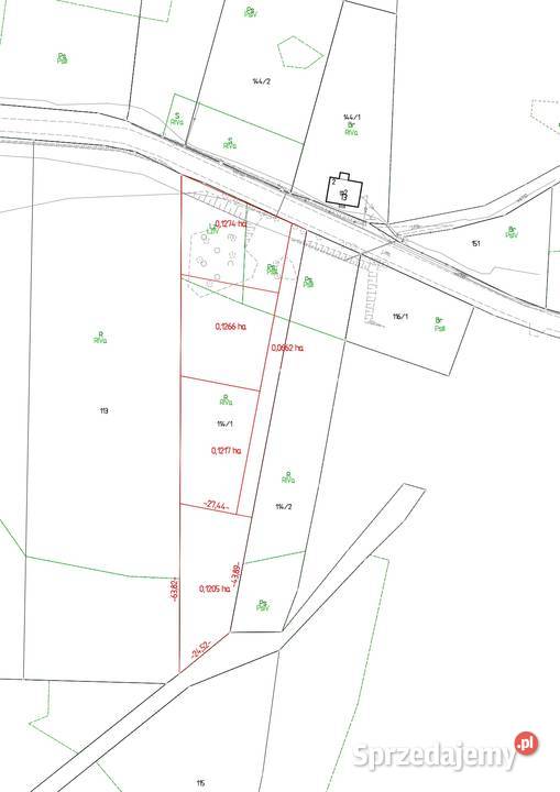 Działka budowlana z dostępem do linii brzegowej budowlana Lesiska