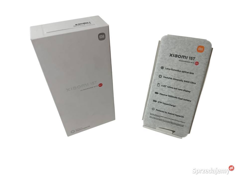 Smartfon XIAOMI 15T 5G 12512GB Katowice