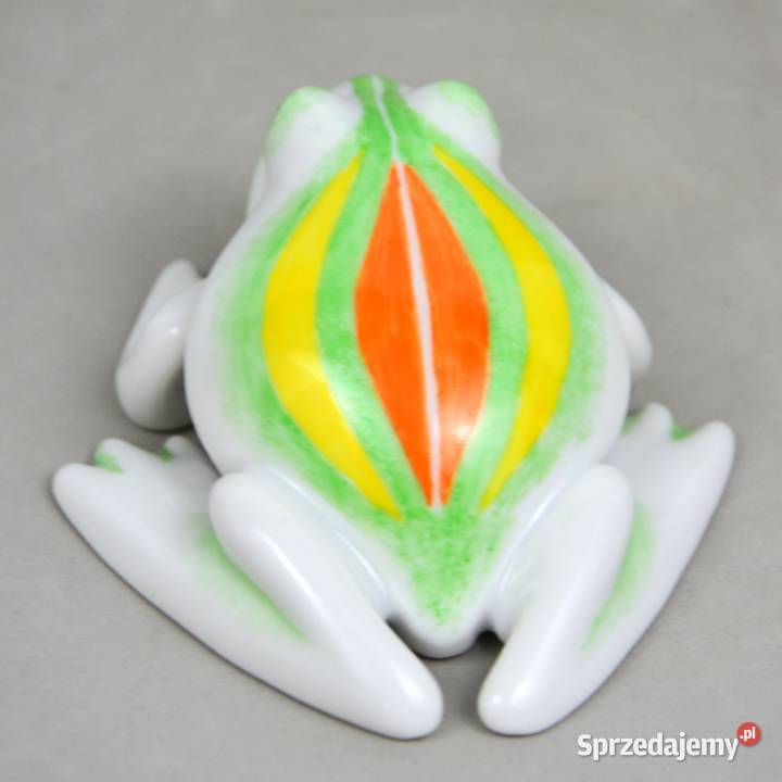 Look kolorowa żaba Hollohaza design z lat mazowieckie Bronisze sprzedam