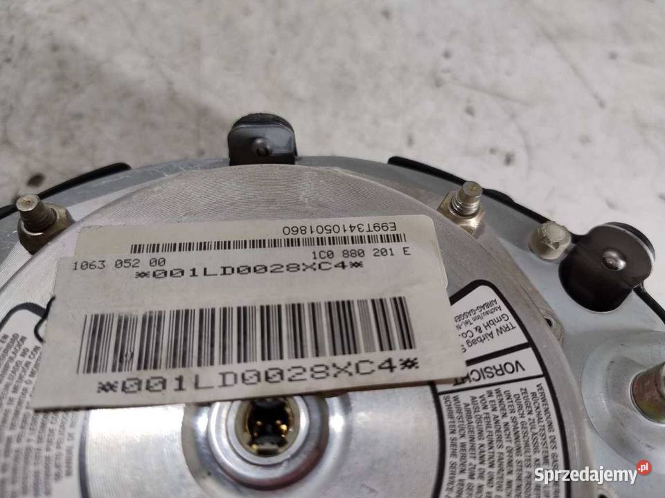 AIRBAG PODUSZKA POWIETRZNA KIEROWCY VOLKSWAGEN osobowe