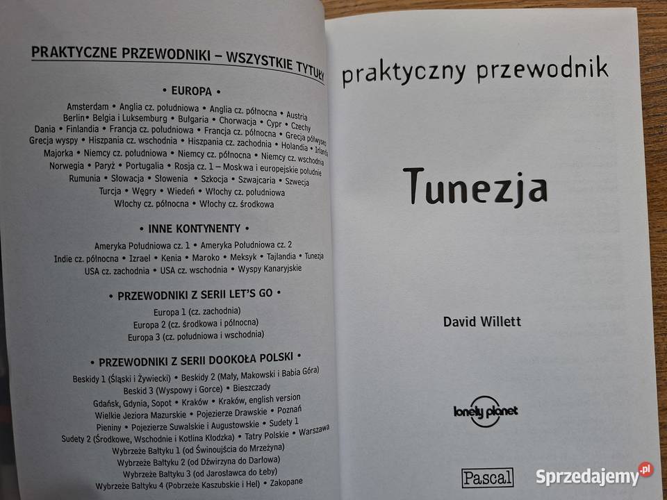 TunezjaDavid Willett Pascal lonely planet małopolskie