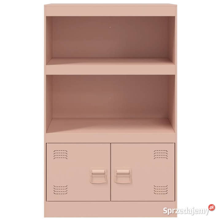 Szafka boczna różowa 67x39x107 stal WM841668 Warszawa