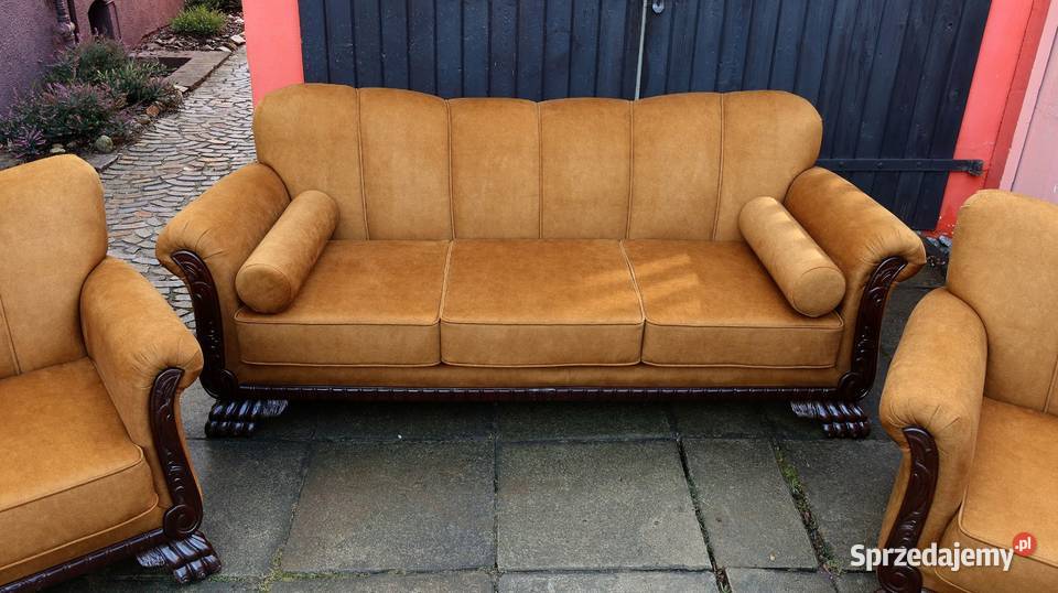 Wspaniały Komplet Wypoczynkowy Sofa 3 os 2 Ziębice sprzedam