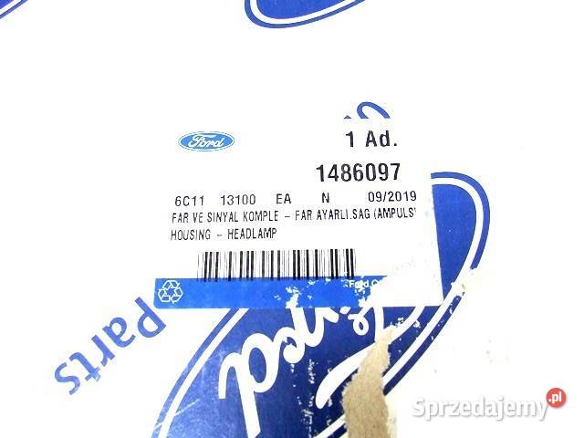 LAMPA REFLEKTOR PRZÓD PRAWY FORD TRANSIT 06 ORG Głogów sprzedam